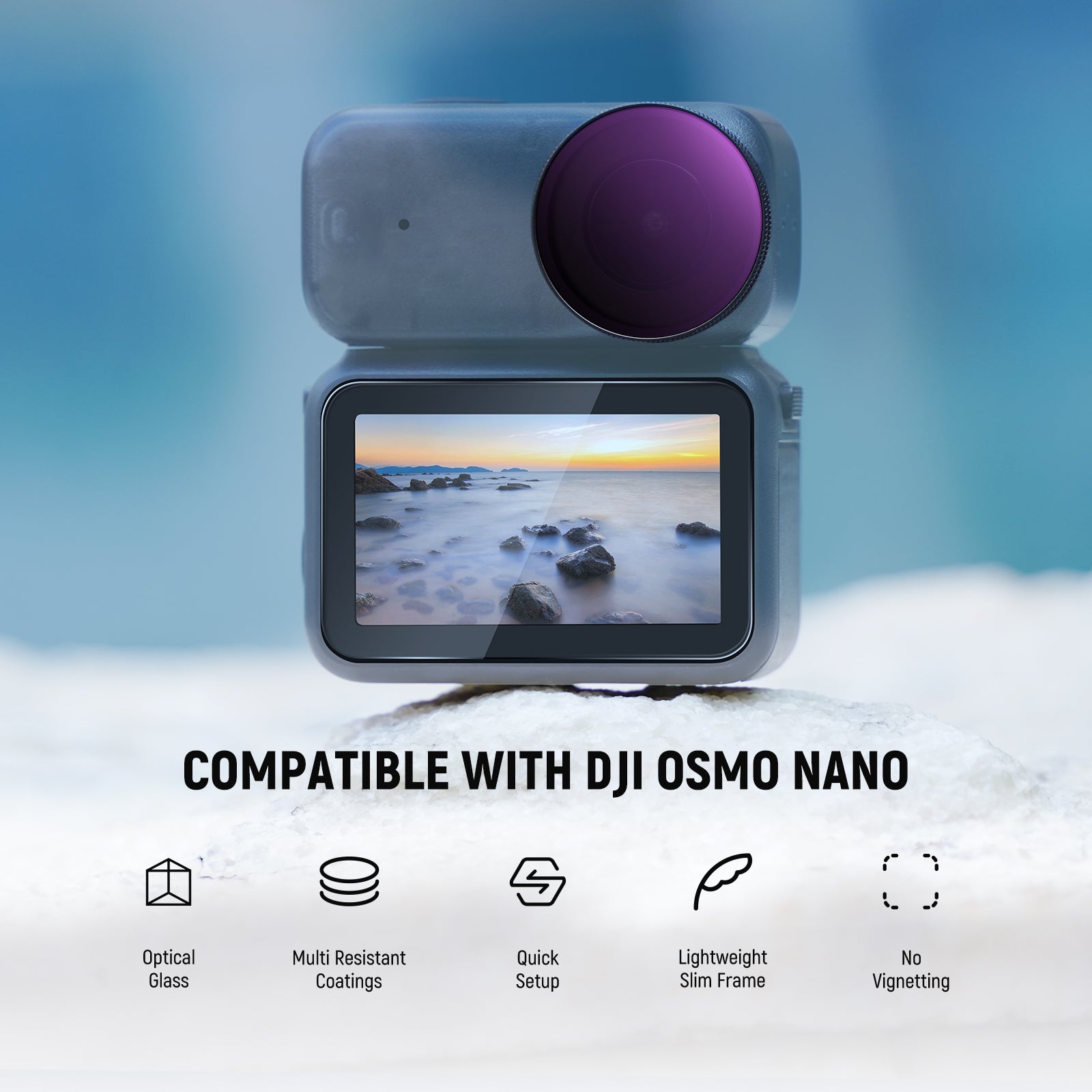 NEEWER ND Filter Set For DJI Osmo Nano (CPL+ND8/16/32) Set of 4 Lens