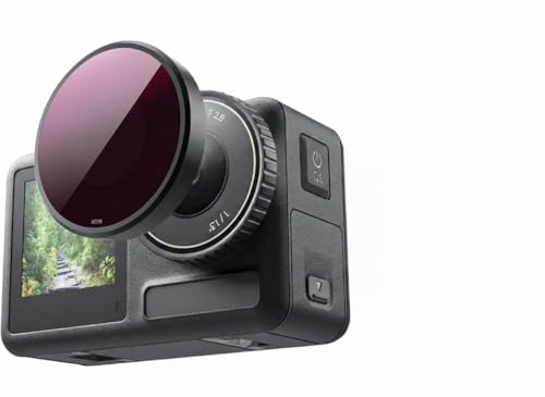 Action 5 Pro HD ND Filter ND Filters Compatible for Osmo Action 5 / Action 4 / Action 3 (CPL/ ND8/ ND16 /ND32) (OSMO54-UV)