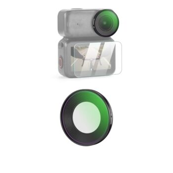 NEEWER UV Filter For DJI Osmo Nano, Screw On Protective Action Camera Lens Filter Multicoated Optical Glass Photography Accessories with Tempered Glass Screen Protector