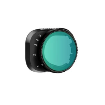 BRDRC Variable ND Filter Compatible for DJI Mini4 Pro Drone Adjustable Variable ND Natural Density Filter 2-5 (ND4-8-16-32) Step Adjustment Rotatable Ring All in One-1Pc