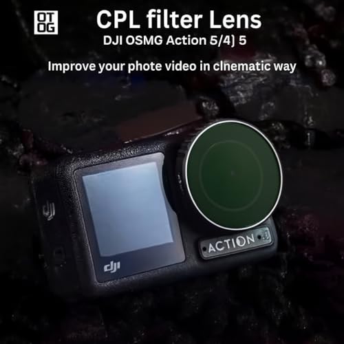 EdgeND CPL ND Filter For DJI OSMO Action 6 Circular Polarizer CPL Lens (1PC CPL)