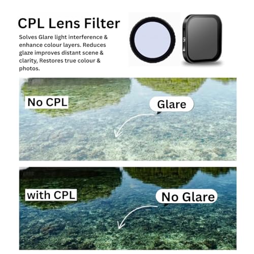 EdgeND CPL ND Filter For DJI OSMO Action 6 Circular Polarizer CPL Lens (1PC CPL)