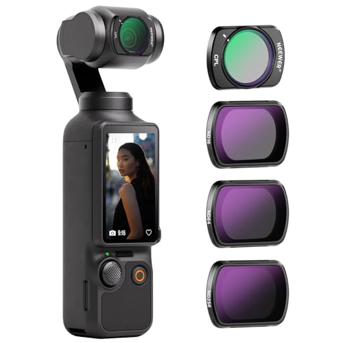 NEEWER magnetic ND and CPL filter kit, precisely engineered for DJI OSMO Pocket 3, ensuring optimal light control.